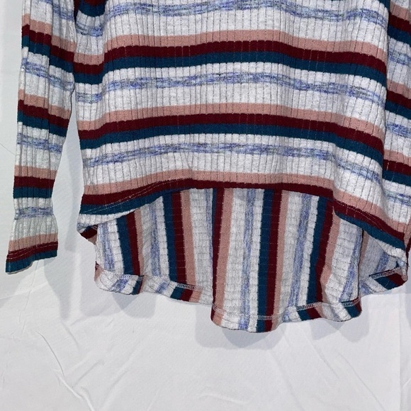 Saturday/Sunday by Anthropologie Pippa Hacci Striped Turtleneck Oversize Sweater - Picture 5 of 9